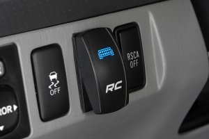 Rocker Switch - Rough Country - 2x1 with Logo - Blue Back Light Rocker Switch - Rough Country - 2x1 with Logo - Blue Back Light